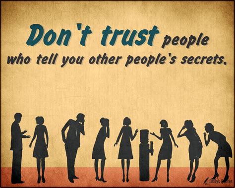Can you trust a secretive person?