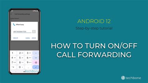 Can you turn call forwarding on and off?