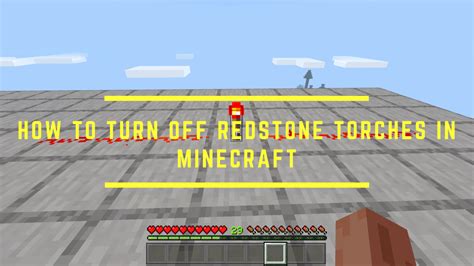 Can you turn off Redstone?