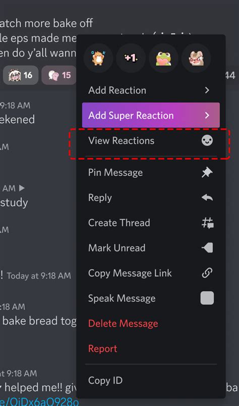 Can you turn off reactions on Discord?