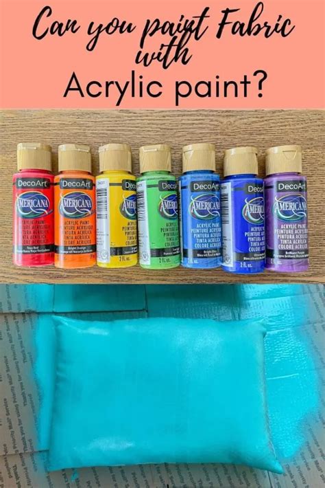 Can you turn regular paint into fabric paint?
