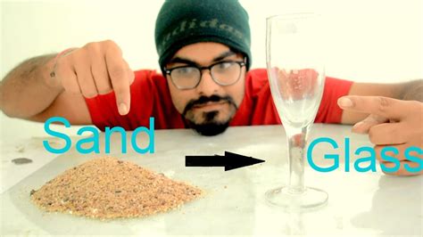 Can you turn sandstone into glass?