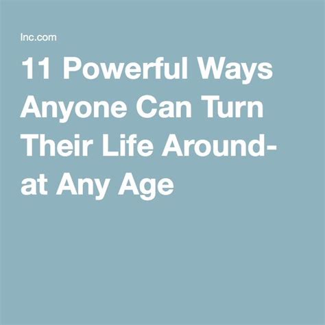 Can you turn your life around at 47?