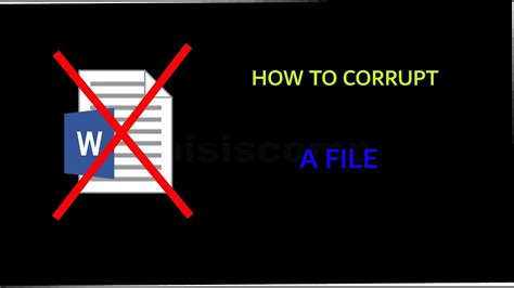 Can you uncorrupt a document?