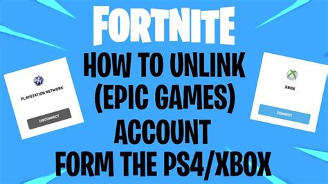 Can you unlink two Fortnite accounts?