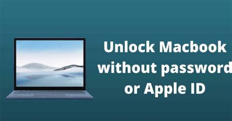 Can you unlock MacBook Pro without password?