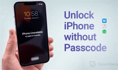 Can you unlock an iPhone without passcode or Face ID?