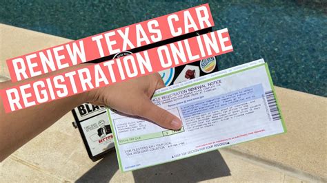 Can you update registration online in Texas?