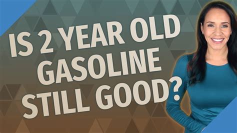 Can you use 1 year old gas?