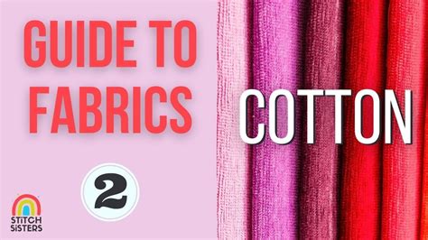 Can you use 100% cotton for clothing?