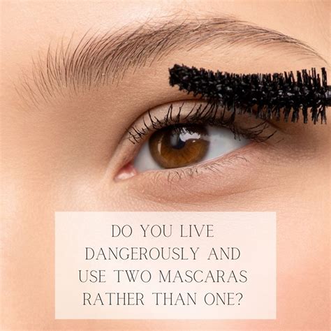 Can you use 2 mascaras?