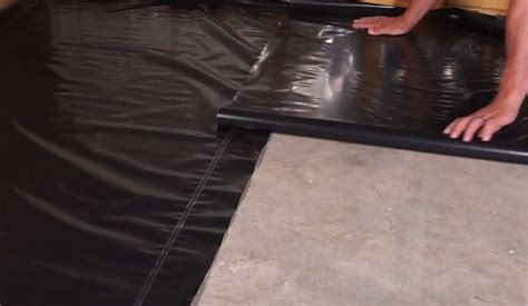 Can you use 6 mil plastic for underlayment?