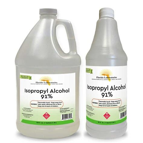 Can you use 91 isopropyl alcohol to clean glass?
