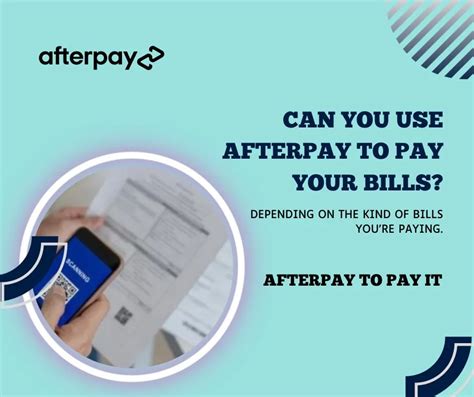 Can you use Afterpay to pay bills?