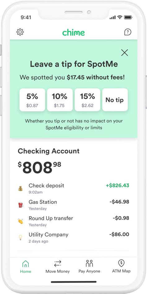 Can you use Chime spot me without direct deposit?