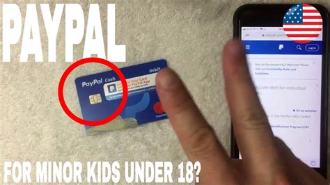 Can you use PayPal under 18?