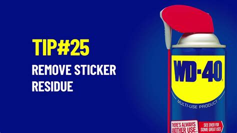 Can you use WD-40 to remove sticker residue on car?