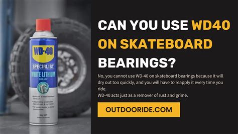 Can you use WD40 on wheel bearings?