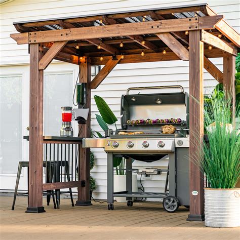 Can you use a gas grill on a covered deck?