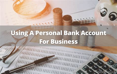 Can you use a personal bank account as a business account?