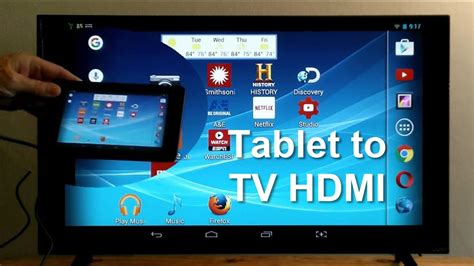 Can you use a tablet as an HDMI screen?