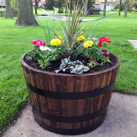 Can you use a whiskey barrel as a planter?