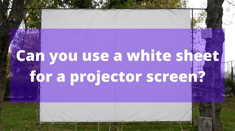 Can you use a white sheet as a green screen?
