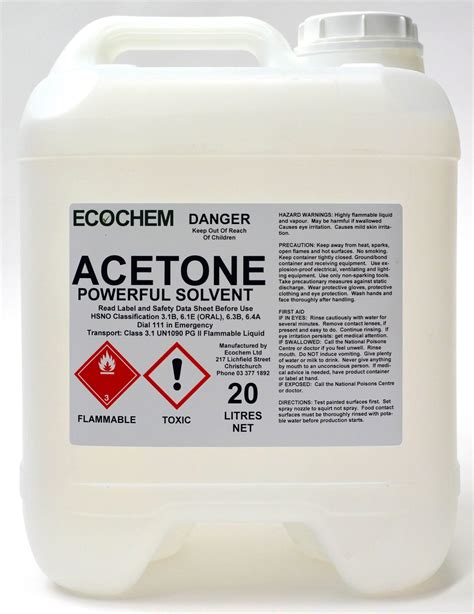 Can you use acetone to clean cement?