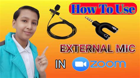 Can you use an external microphone with Zoom?