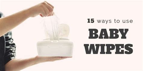 Can you use baby wipes on glasses?