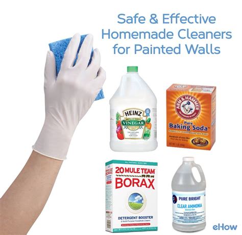 Can you use baking soda and vinegar on painted walls?