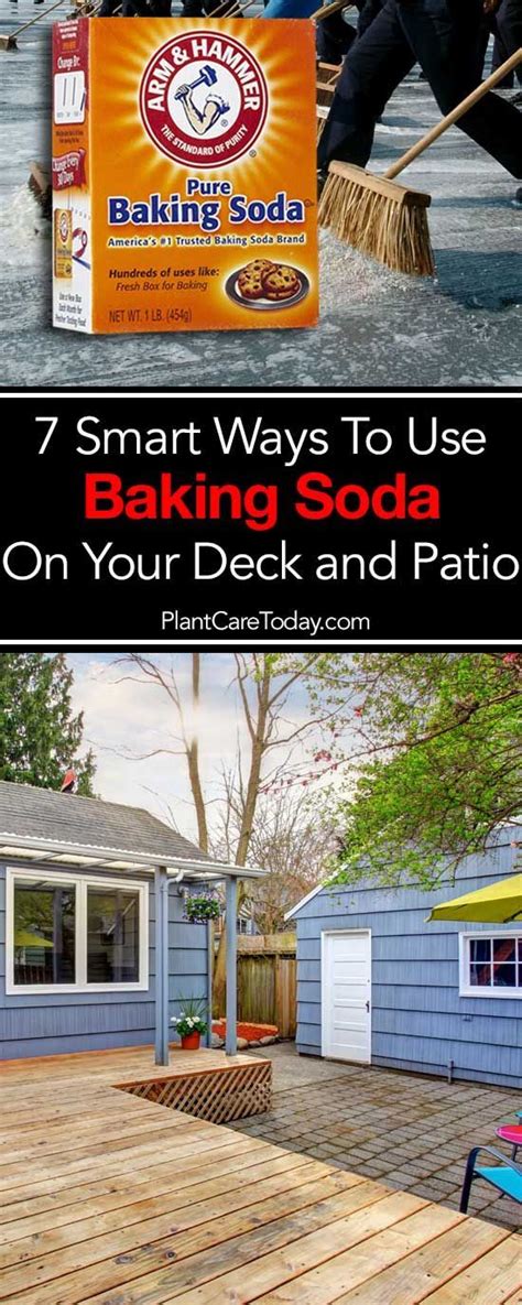 Can you use baking soda on composite deck?
