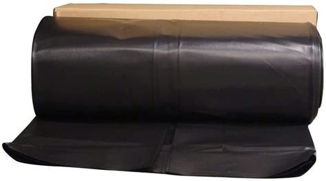 Can you use black plastic for vapor barrier?