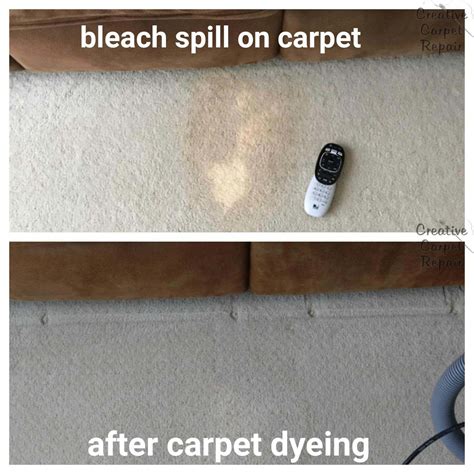 Can you use bleach to lighten carpet?