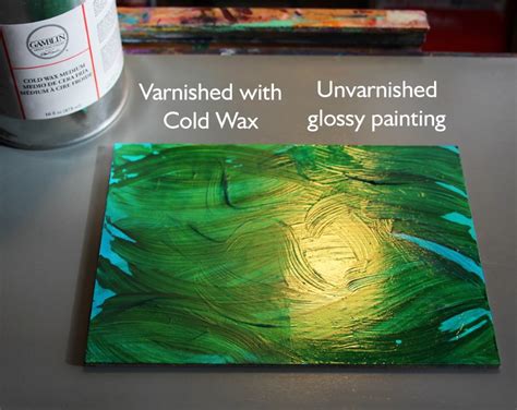 Can you use cold wax as a varnish?