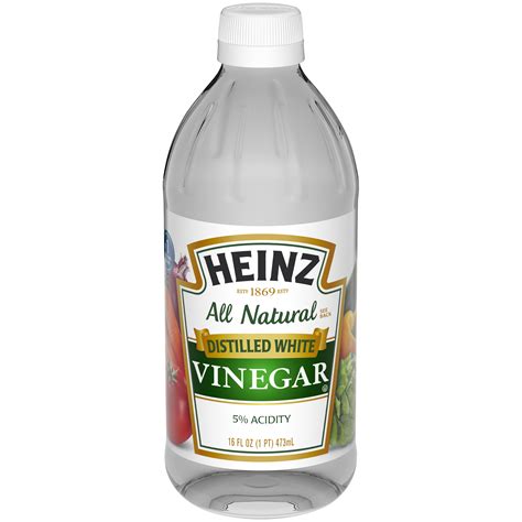 Can you use distilled white vinegar for?