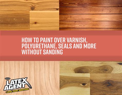 Can you use latex paint without sanding?