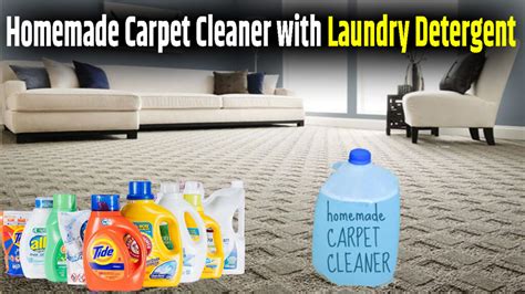 Can you use laundry detergent as carpet cleaner?