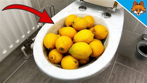 Can you use lemon juice to clean toilet tank?