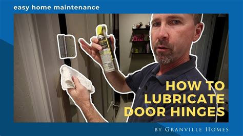 Can you use olive oil to lubricate door hinges?
