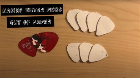 Can you use paper as a guitar pick?