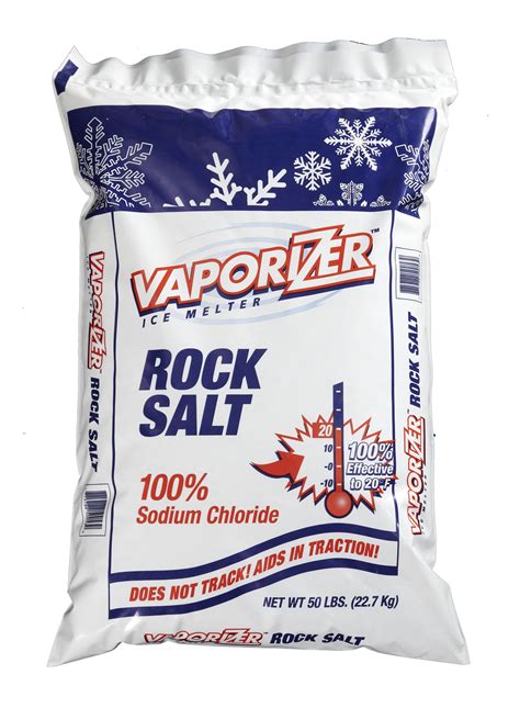 Can you use rock salt for ice melt?