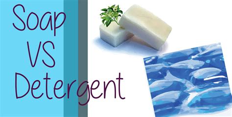 Can you use soap instead of detergent?