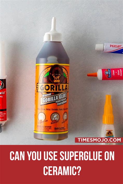 Can you use superglue on ceramic?