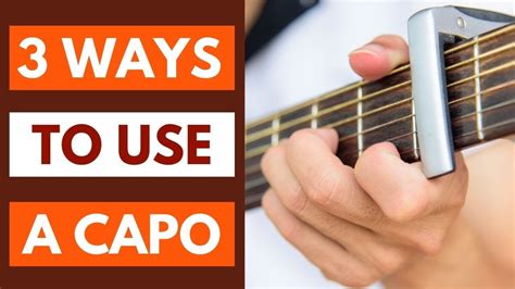 Can you use your finger as a capo?