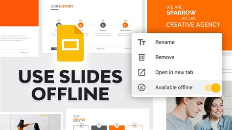 Can you view slides offline?