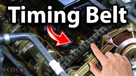 Can you visually check a timing belt?