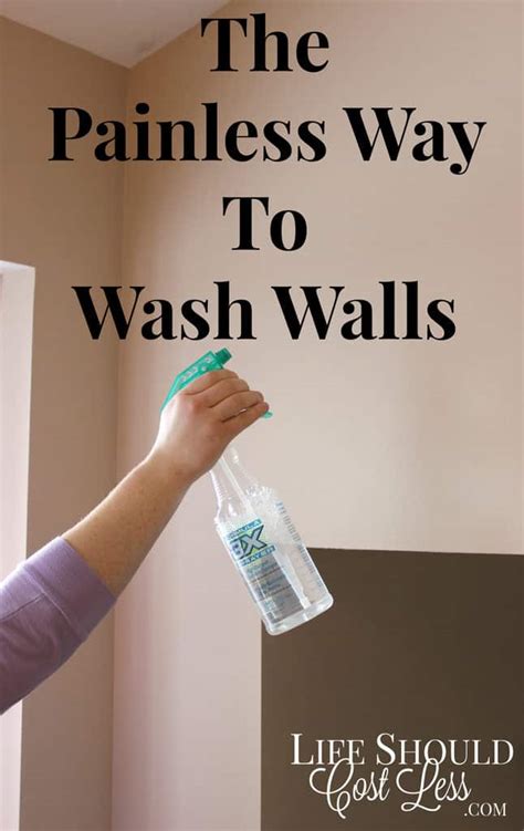 Can you wash paint off wall?