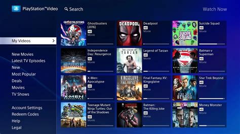 Can you watch PlayStation movies on your phone?