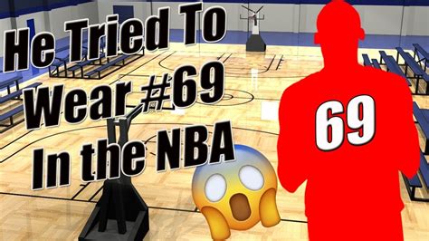 Can you wear 69 in the NBA?